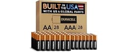 Duracell Coppertop AA + AAA Batteries, 56 Count (Pack of 1), Re-closable for Quick Access and Organized Storage, Incl...
