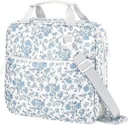 Zipper Binder Folder Keeper with Strap 2 Inch 3 Ring Multi-Pocket Zipper Bag for 13" Laptop 5-tab Expanding File Fold...