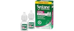 Systane Ultra Lubricant Eye Drops, Artificial Tears for Dry Eye, Twin Pack, 10-mL Each