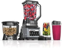 Ninja Professional Plus Kitchen System, 1400WP, Auto-iQ, Grey, BN801 | 5 functions for smoothies, chopping & dough wi...