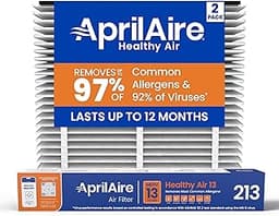 AprilAire 213 Replacement Filter for AprilAire Whole-House Air Purifiers - MERV 13, Healthy Home Allergy, 20x25x4 Air...