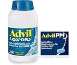Advil Liqui-Gels Pain Reliever and Fever Reducer, Pain Medicine for Adults with Ibuprofen 200mg for Headache, Backach...