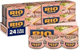 Rio Mare Premium Yellowfin Tuna in Olive Oil, 3 x 2.8 Ounce Can (Pack of 8, Total 67.2 Ounce), Italy's No.1 Tuna Bran...