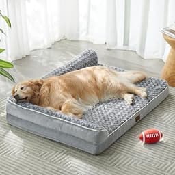 BFPETHOME Orthopedic Washable Dog Bed, Sleeping Couch for Large Senior Dogs