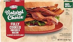HORMEL NATURAL CHOICE Fully Cooked Bacon, 2.5oz