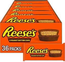 REESE'S Milk Chocolate Peanut Butter Cups, 1.5 oz, 36 ct