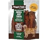 Waggin' Train Smoked Chicken Jerky Tenders for Dogs with Turmeric and Human Grade Bone Broth, Grain and Corn Free, Hi...