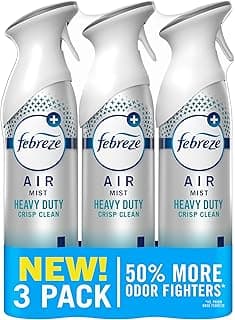 Febreze Air Mist, Air Freshener Spray, Odor Fighting Room Spray, Deodorizer for Home Bathroom Kitchen Office Apartmen...