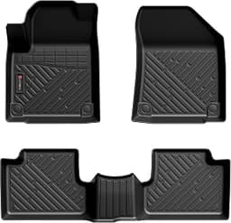 Floor Mats Compatible with 2016-2023 Jeep Cherokee (Not for Grand Cherokee), All Weather TPE Floor Liners, Custom Fit...
