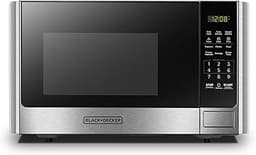 BLACK+DECKER Countertop Microwave Oven, 0.9 Cu.Ft, 900W, Stainless Steel