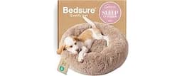 Bedsure Calming Small Dog Bed Donut Washable Cat&Puppy Bed,23 inches Camel | Oprah Daily Award,Fluffy Faux Fur Round ...