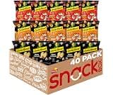 Smartfood Popcorn, White Cheddar and Flamin' Hot White Cheddar Variety Pack, 0.5 Ounce (Pack of 40)