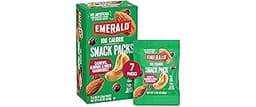 Emerald Nuts Cashews and Almonds with Dried Cranberries 7 Ct (1-Pack) | 100-Calorie Individual Packs of Nut Blend and...