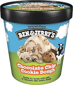Ben & Jerry's Chocolate Chip Cookie Dough Ice Cream Pint 16 oz